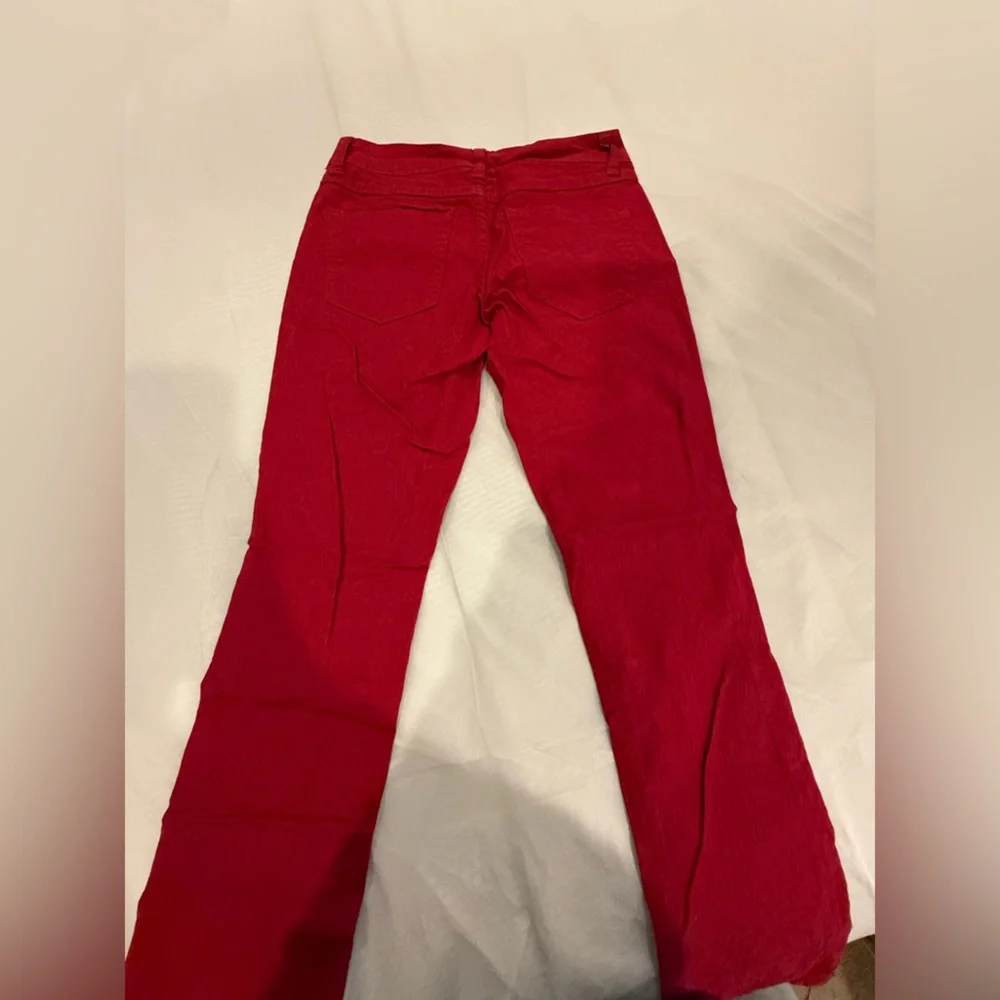 INC denim skinny leg size OP Red Paisley type denim - Picture 5 of 8